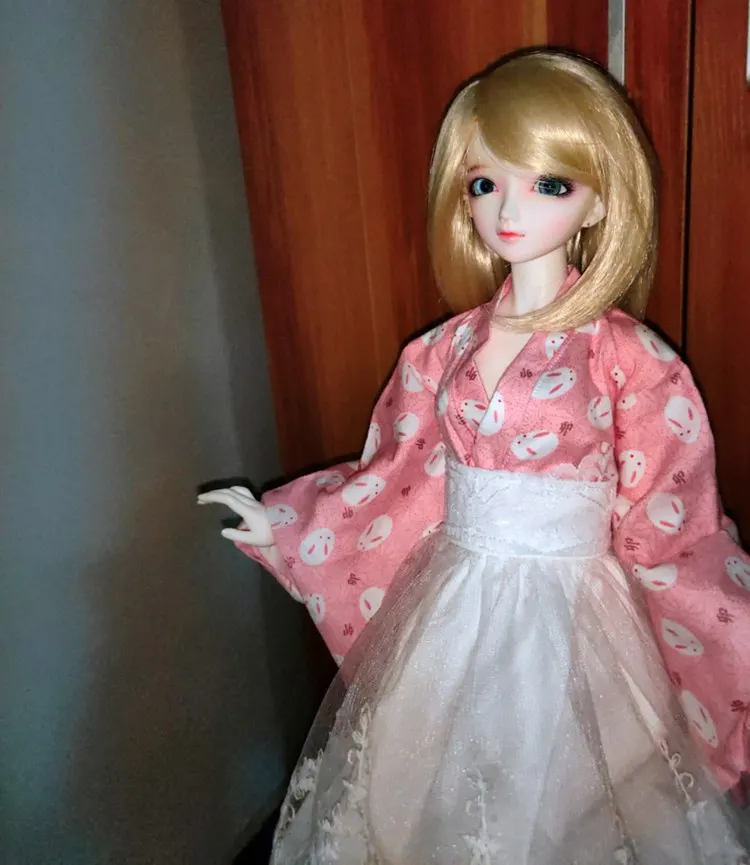 1/6 1/4 1/3 BJD аксессуары Кукла Одежда японское кимоно юката+ юбка для BJD/SD, не включает в себя куклы, обувь, парик и другие E2495