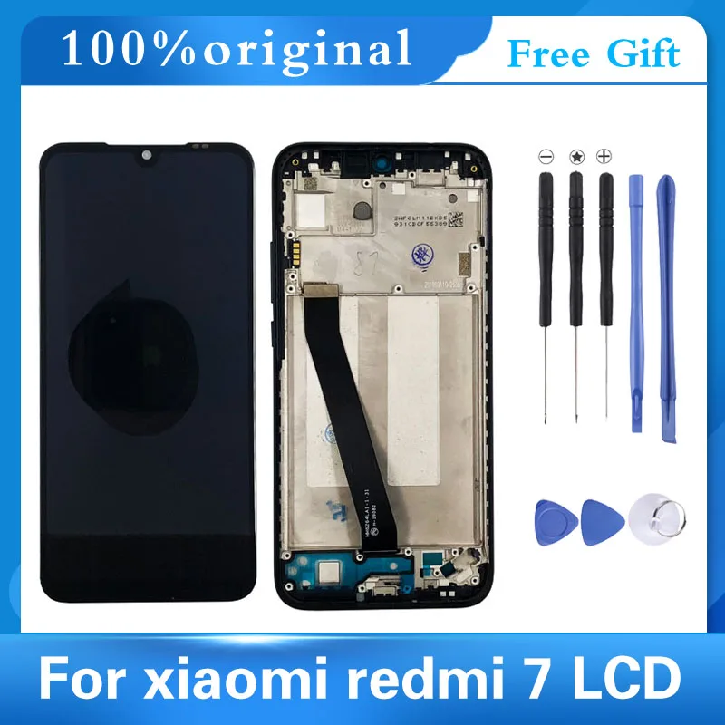 ЖК дисплей для Xiaomi Redmi 7 с рамкой экран Redmi7 10 касаний|Экраны мобильных телефонов| |