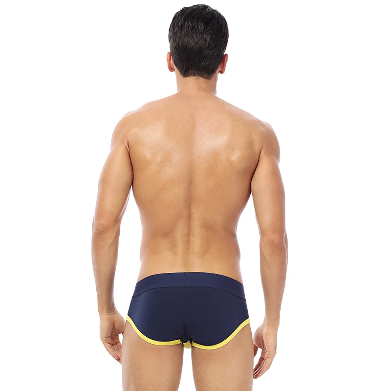 2019 Модные мужские трусы мягкое дышащее хлопковое сексуальное нижнее белье для