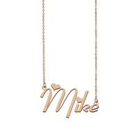 mike name necklace custom name necklace for women girls best friends birthday wedding christmas mother days gift