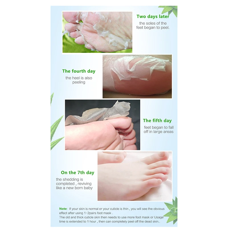 1 шт. носки с маской для ног мягкие детские удаления омертвевшей кожи красивые