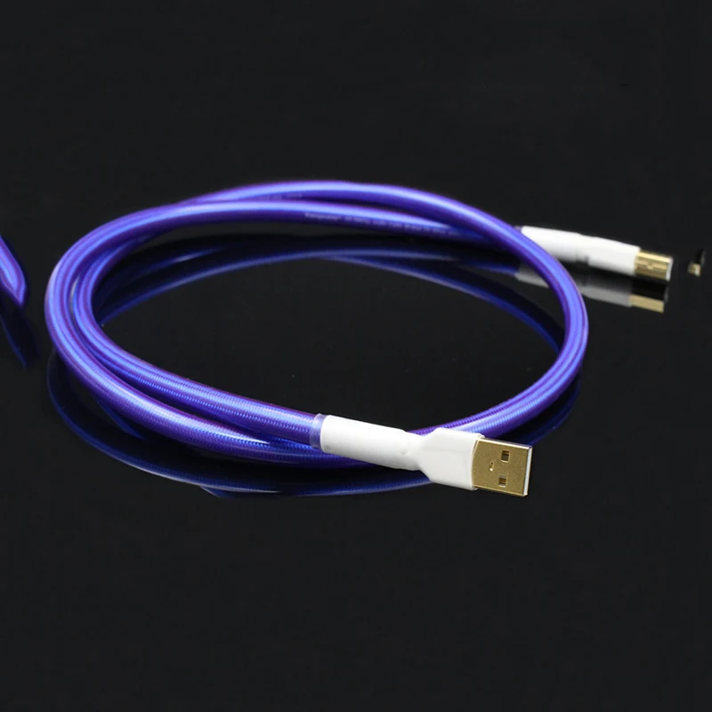 Colleimage Hi End QED 6N OCC с серебряным покрытием USB аудио кабель для передачи данных ЦАП hifi