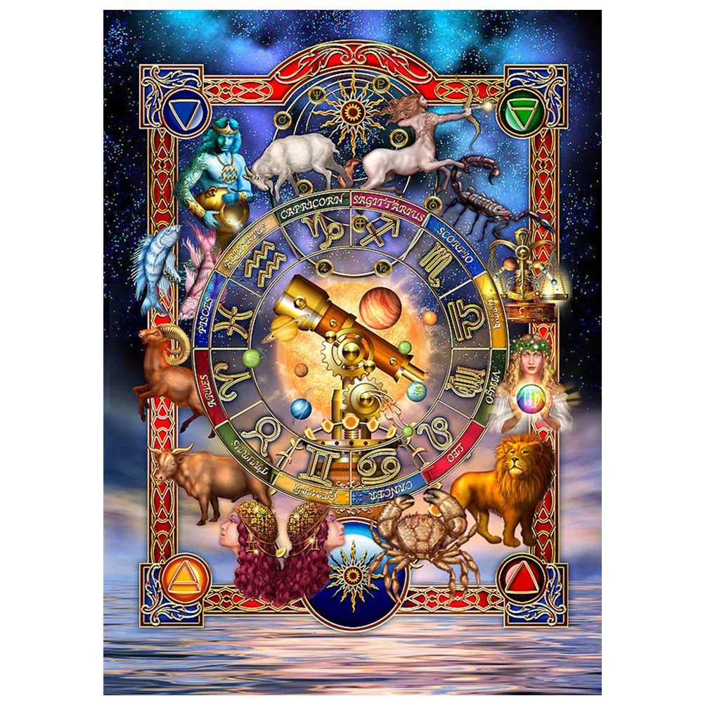 5D алмазная живопись созвездия сделай сам круглый набор для алмазной вышивки