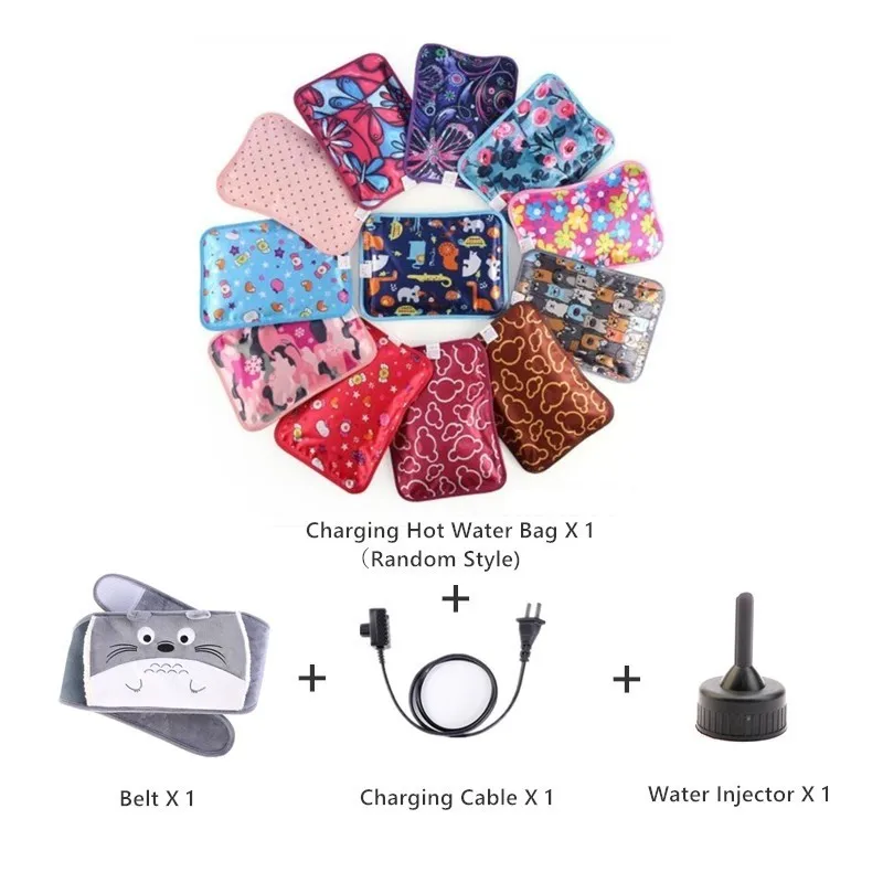 Плюшевые 12 видов стилей горячая вода бутылки погреть руки и плечи с горячим