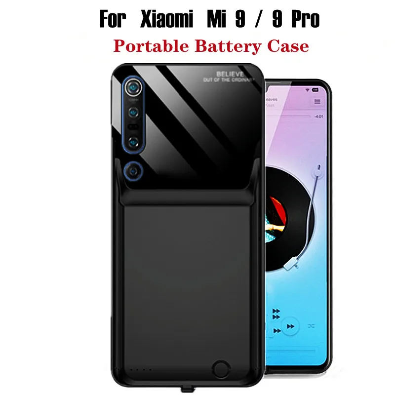 

Ультратонкий ударопрочный чехол для аккумулятора для Xiaomi Mi 9 Pro, внешний аккумулятор, зарядный чехол для Xiaomi Mi 9, чехол для зарядного устройст...