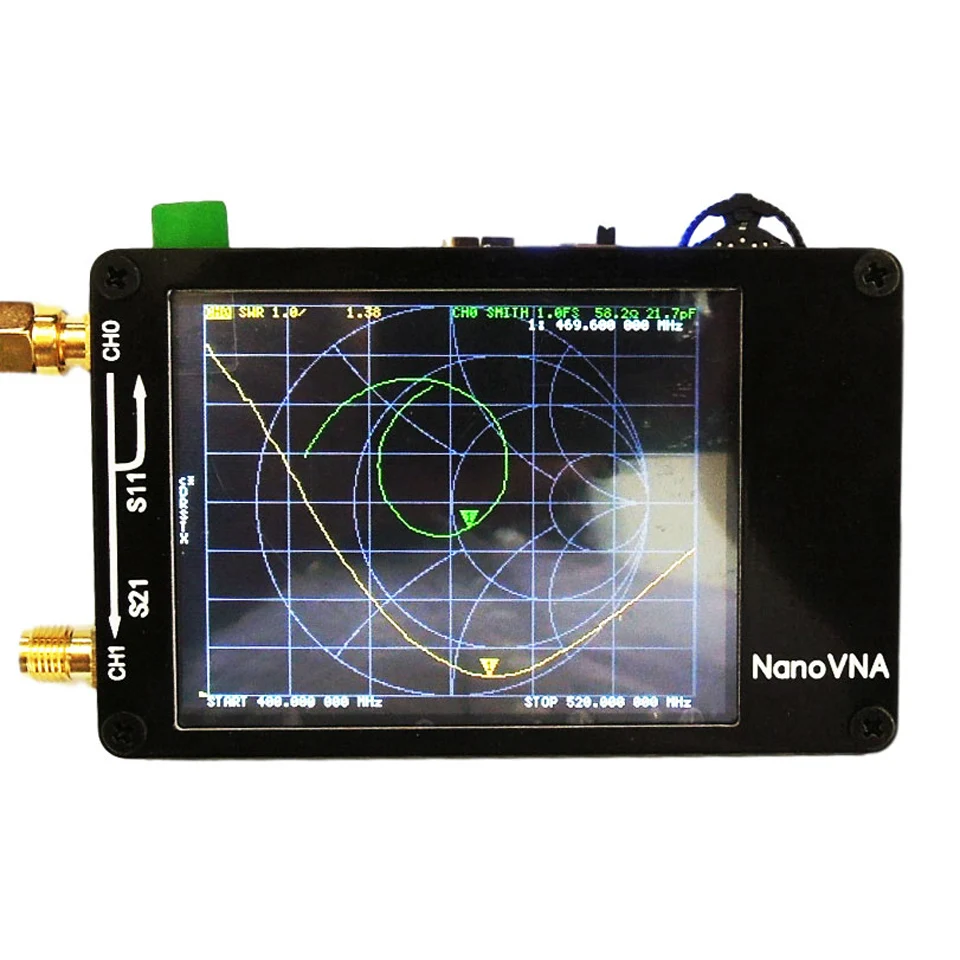 NanoVNA векторный сетевой анализатор антенный анализатор коротковолновый MF HF VHF UHF Genius I4-001