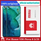Оригинальный сменный дисплей 6,57 дюйма для Huawei Honor V30 View 30, ЖК-дисплей с сенсорным экраном и дигитайзером в сборе для Huawei Nova 6, дисплей