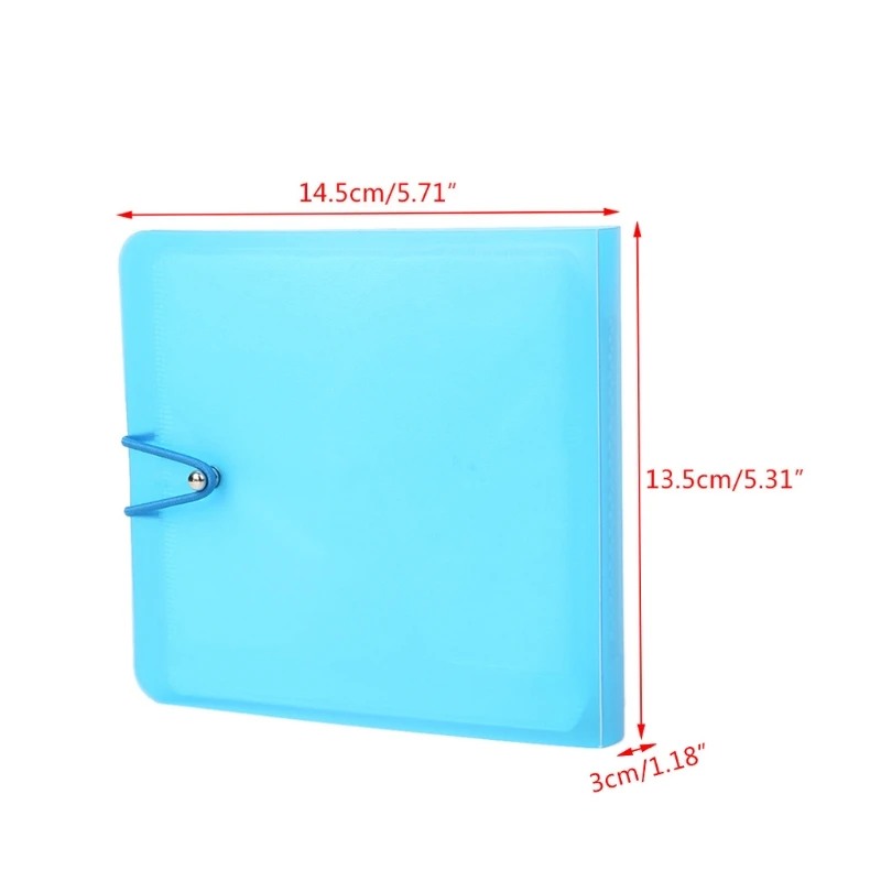 

24 Sleeves DVD Disc Organizer Carry Wallet Sweet Case Holder Storage Bag 20CA