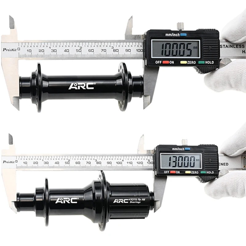 Сверхлегкая шоссейная втулка ARC 270 г передняя 100 мм 20 отверстий задняя 130 24