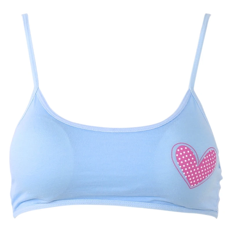 Тренировочный бюстгальтер для маленьких девочек детский с любящим сердцем