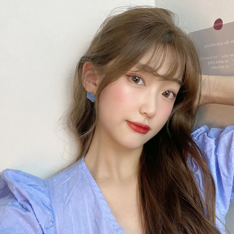 

Серьги из серебра S925 пробы в корейской версии, серьги из натуральной ракушки, простые цветные серьги, милые темпераментные модные серьги в с...