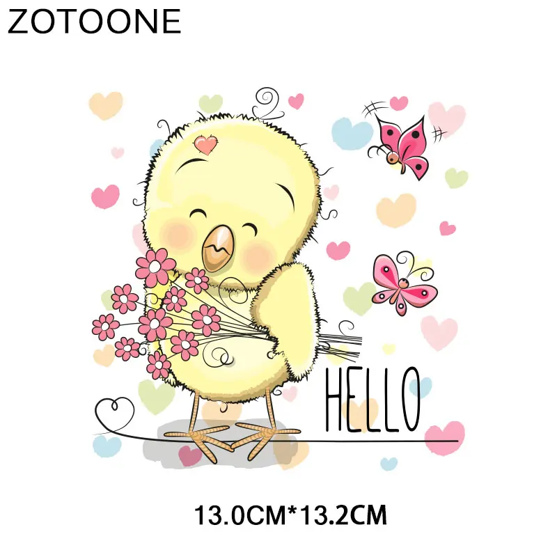 ZOTOONE милые животные обезьяна медведь Железные на патч передачи для одежды футболки приложения DIY теплопередачи аппликации стикер E