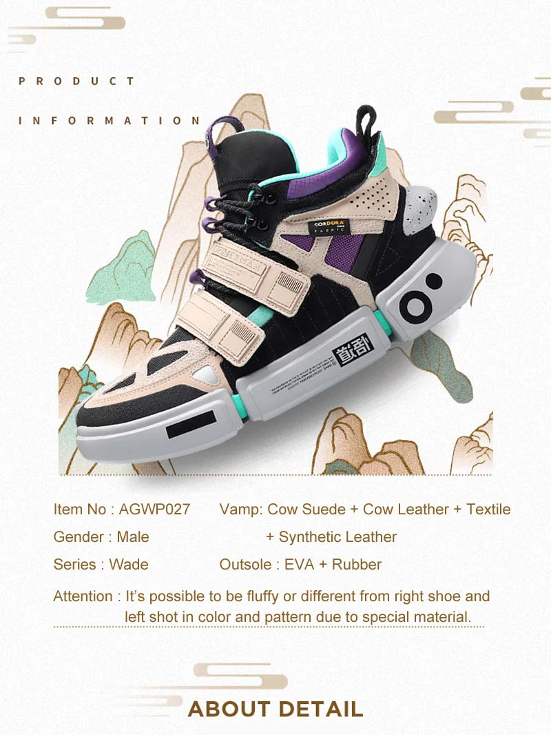 Li-Ning FW мужские ESSENCE ACE+ Wade Culture обувь Прочная натуральная кожа подкладка Спортивная обувь Кроссовки AGWP027 XYL243