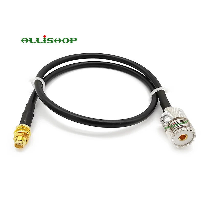 Гнездо SMA в гнездо UHF разъем SO239 RF LMR200 портативный радиоантенный кабель для Yaesu Kenwood