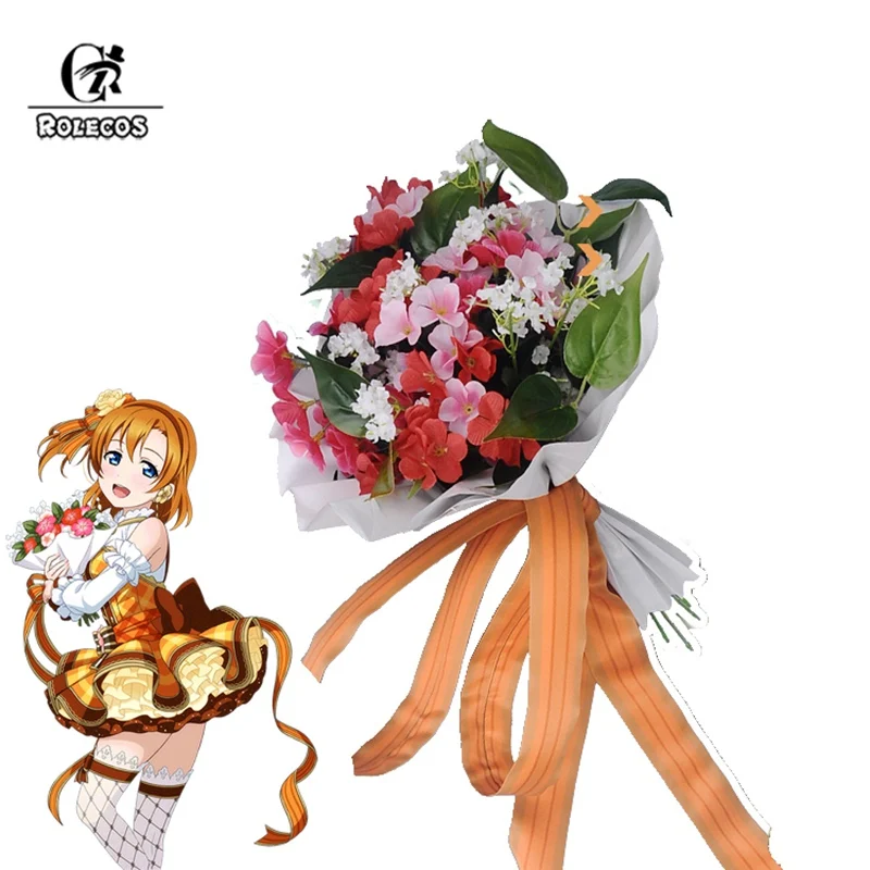 Kousaka Honoka ROLECOS Lovelive Flower Bouquet Cosplay Flowers Yazawa Nico Nozomi Tojo Eli Rin Cosplay love live Bouquet Sonoda Umi Kotori Maki - Цвет: Kousaka Honoka