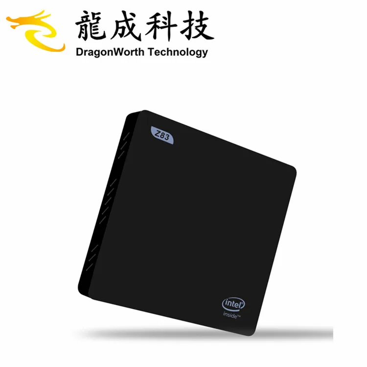 Wifi tv win 10 Мини ПК z83II z8350 2G 32G smart box с спутниковым приемником черная