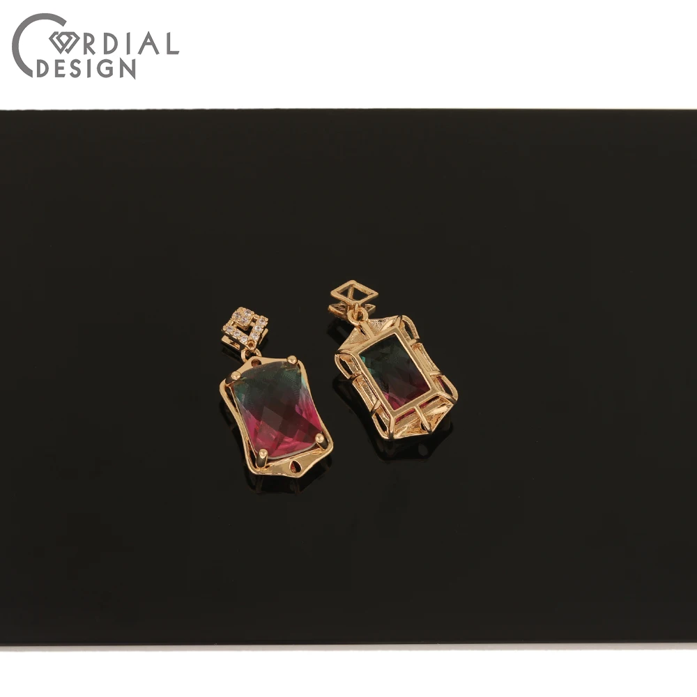 

Cordial Design 20Pcs 13*27MM Jewelry Accessories/Hand Made/DIY Charms/Jewelry Findings & Components/Crystal Pendant For Necklace