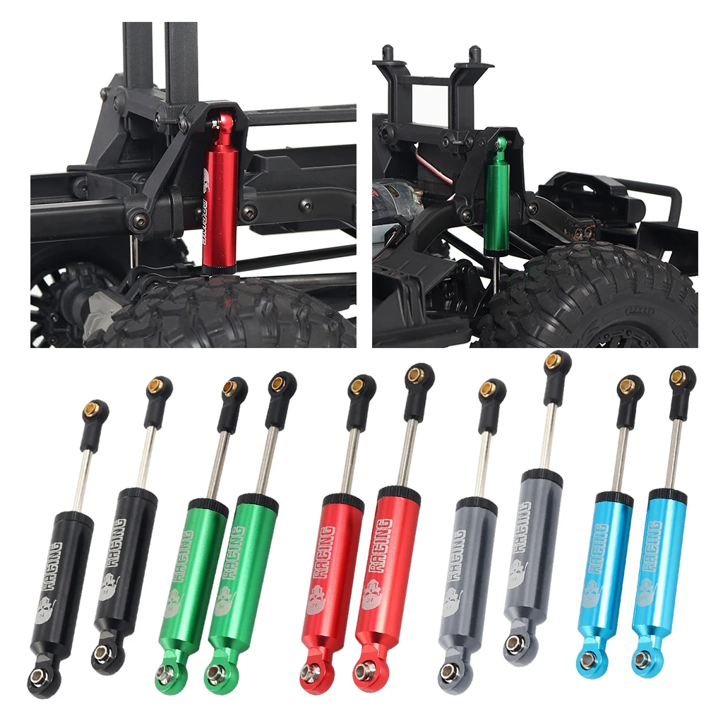 2 шт. Алюминиевые амортизаторы для автомобиля на радиоуправлении|Детали и
