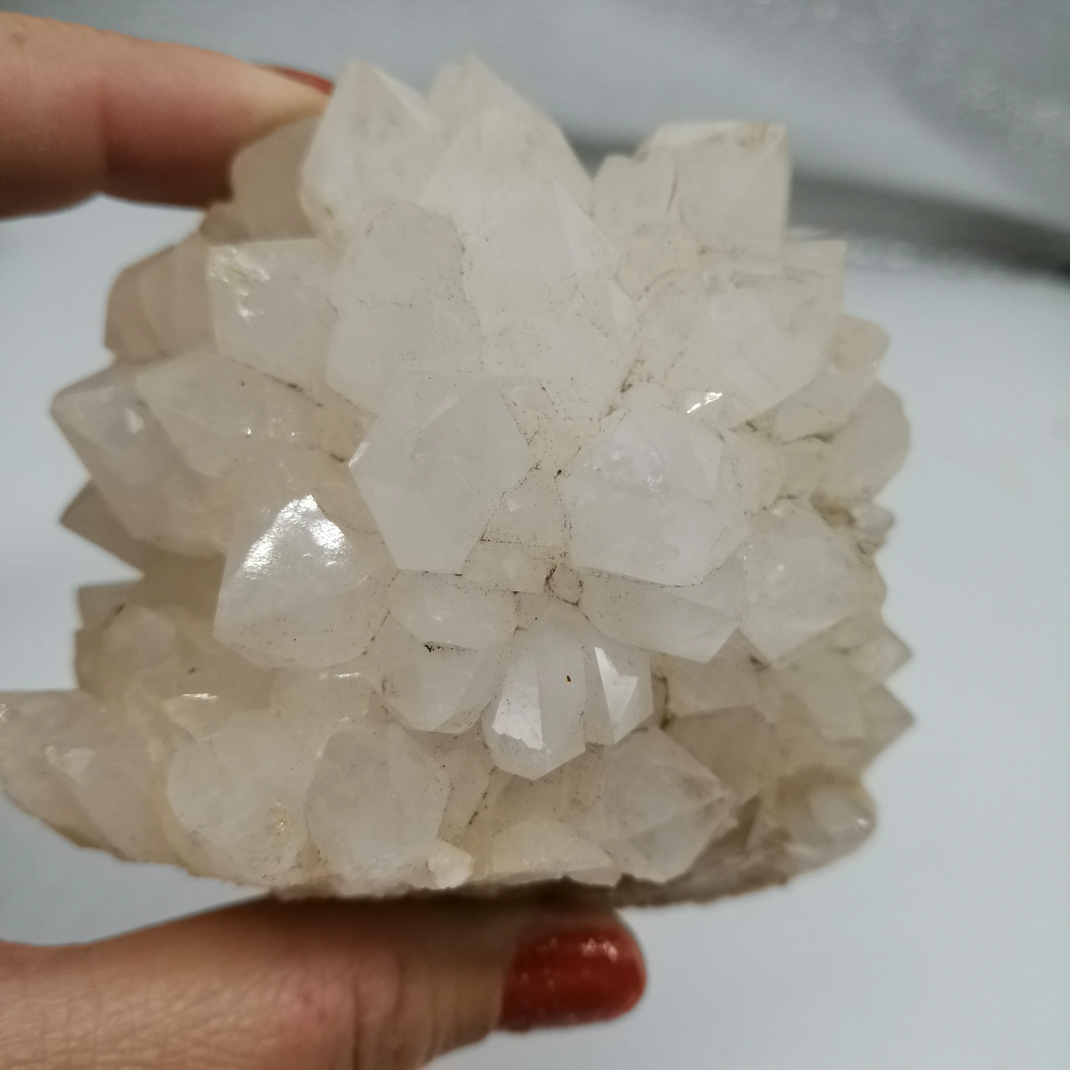 275 г красивый аура Кристалл кварц кластера точка образцы минералов для исцеления