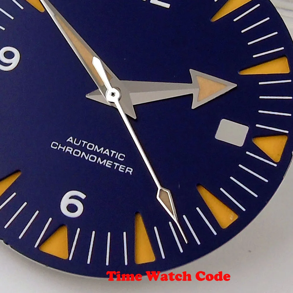 41 мм часы Чехол комплект руки циферблат Запчасти подходит для Miyota 8215 821A 8205