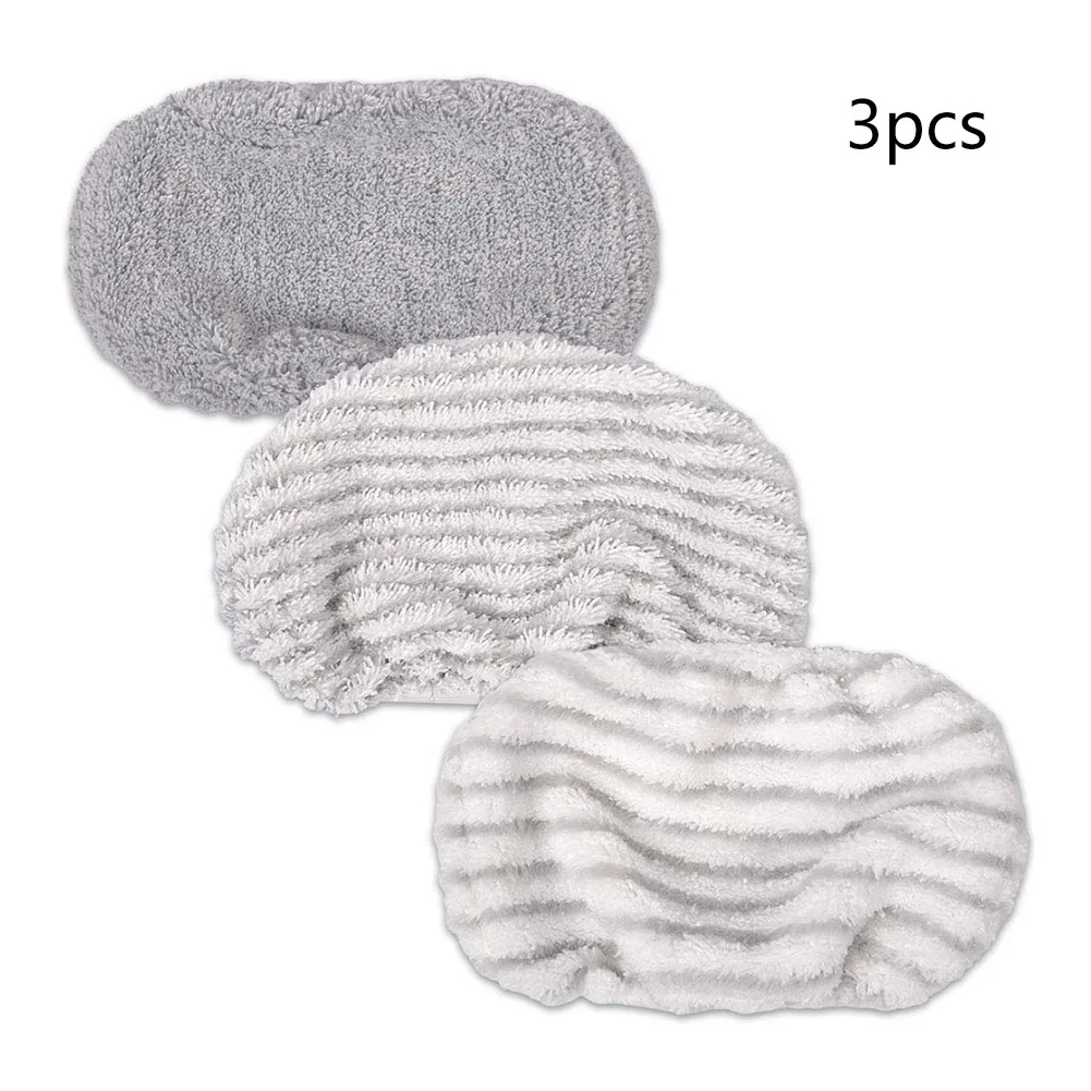 

3pcs Set Microfibre Cloth Pads For Rowenta Clean&Steam ZR005801 Cleaner Replacement Accessory For Durable And Practical