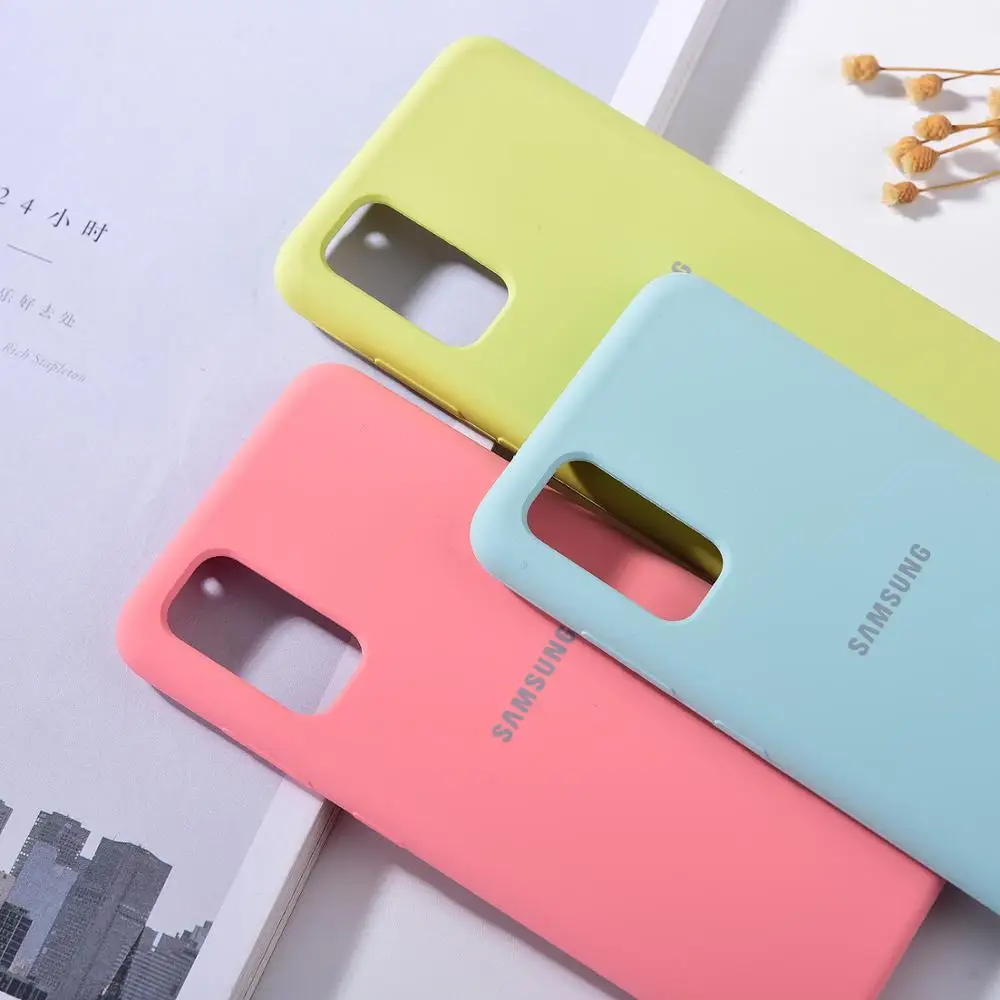 Чехол для Galaxy S20 Note 20 Ultra жидкий силикон мягкий на ощупь шелковистая отделка чехол