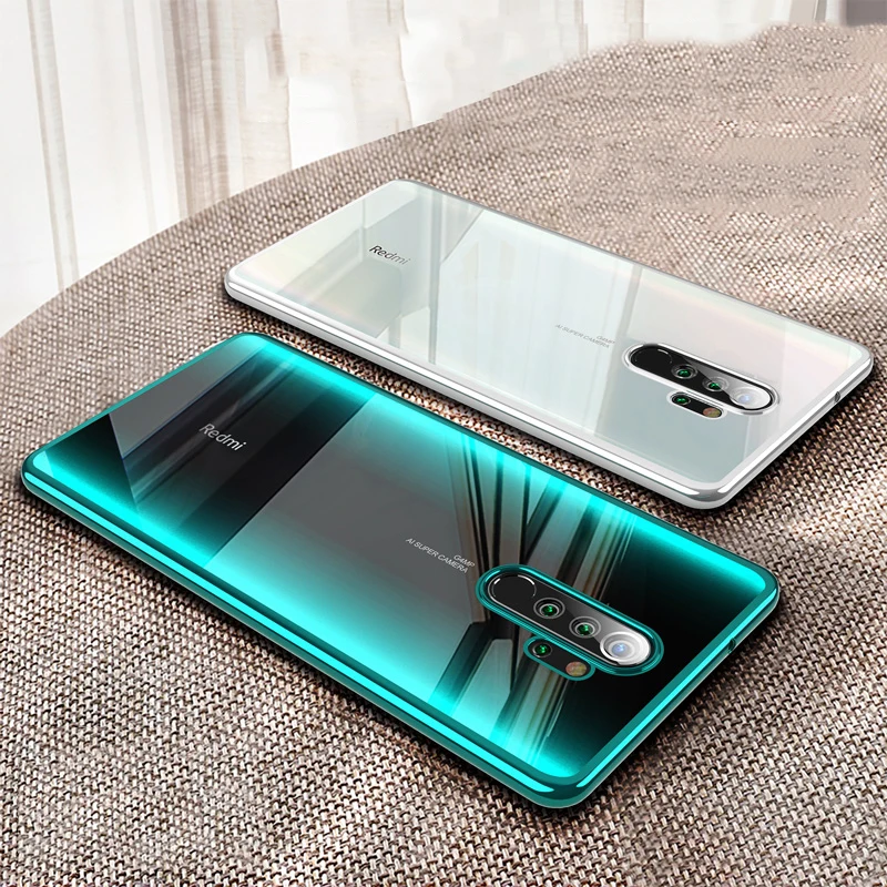 Для Xiao mi Red Note 8 Pro Чехол с лазерным покрытием Роскошный чехол из мягкого ТПУ