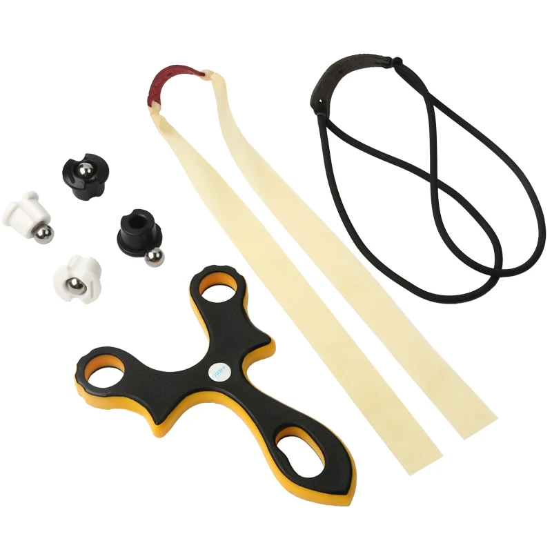 

Polyethylene Pocket Slingshot Catapult Rubber Slingshot With Rubber Band Fishing Slingshot For Outdoor Hungting Shooting Games