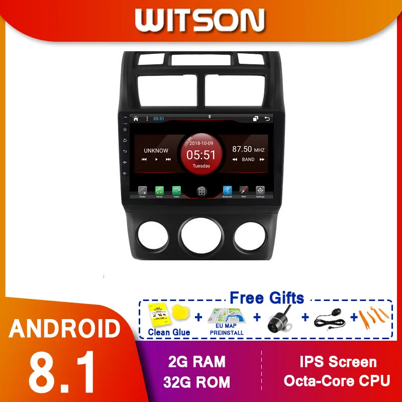 WITSON 9 &quotFULL HD сенсорный экран Android 10 0 Восьмиядерный Автомобильный GPS