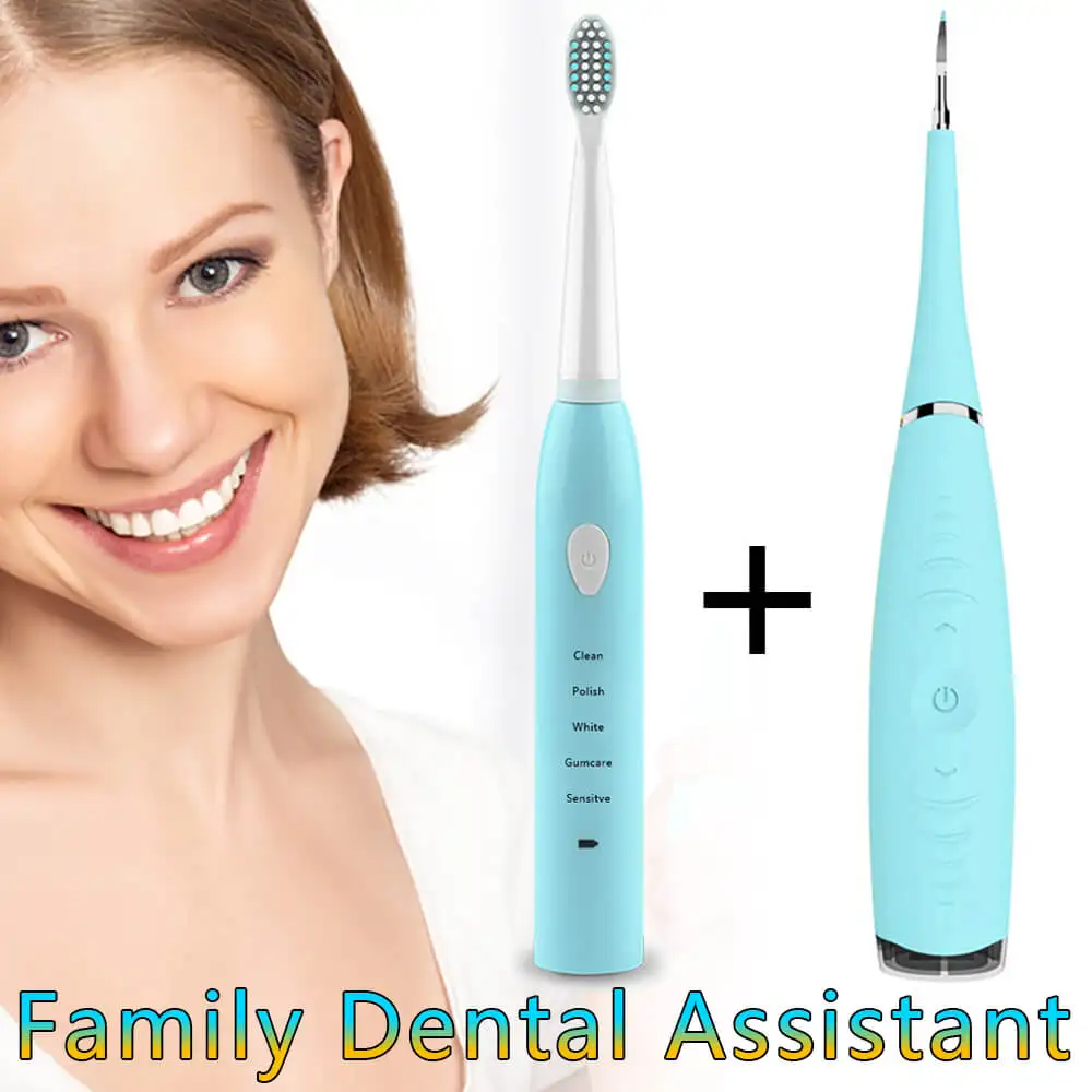 Портативная зубная щетка мощная для гигиены полости рта|Электрические зубные