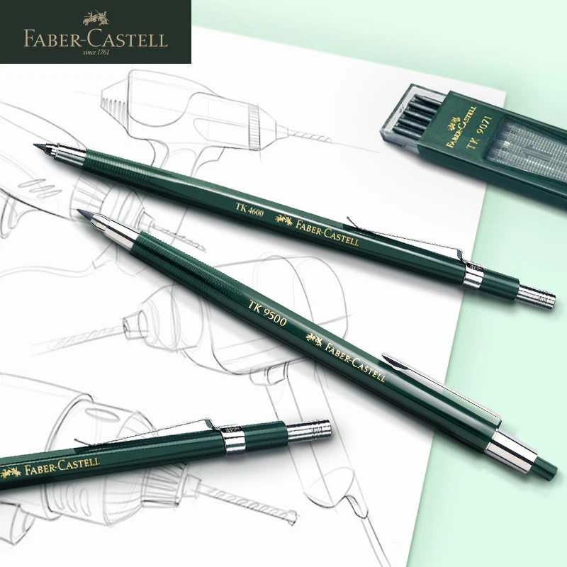 

Faber-castell TK9500 Drawing Pencil 2.0mm Brass Core Engineering Automatic Pencil Professional Drawing Activity Pencil Students