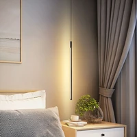 modern bedside led pendant lights for living room bedroom tv wall decor lighting geometry hanging lamps kitchen fixture