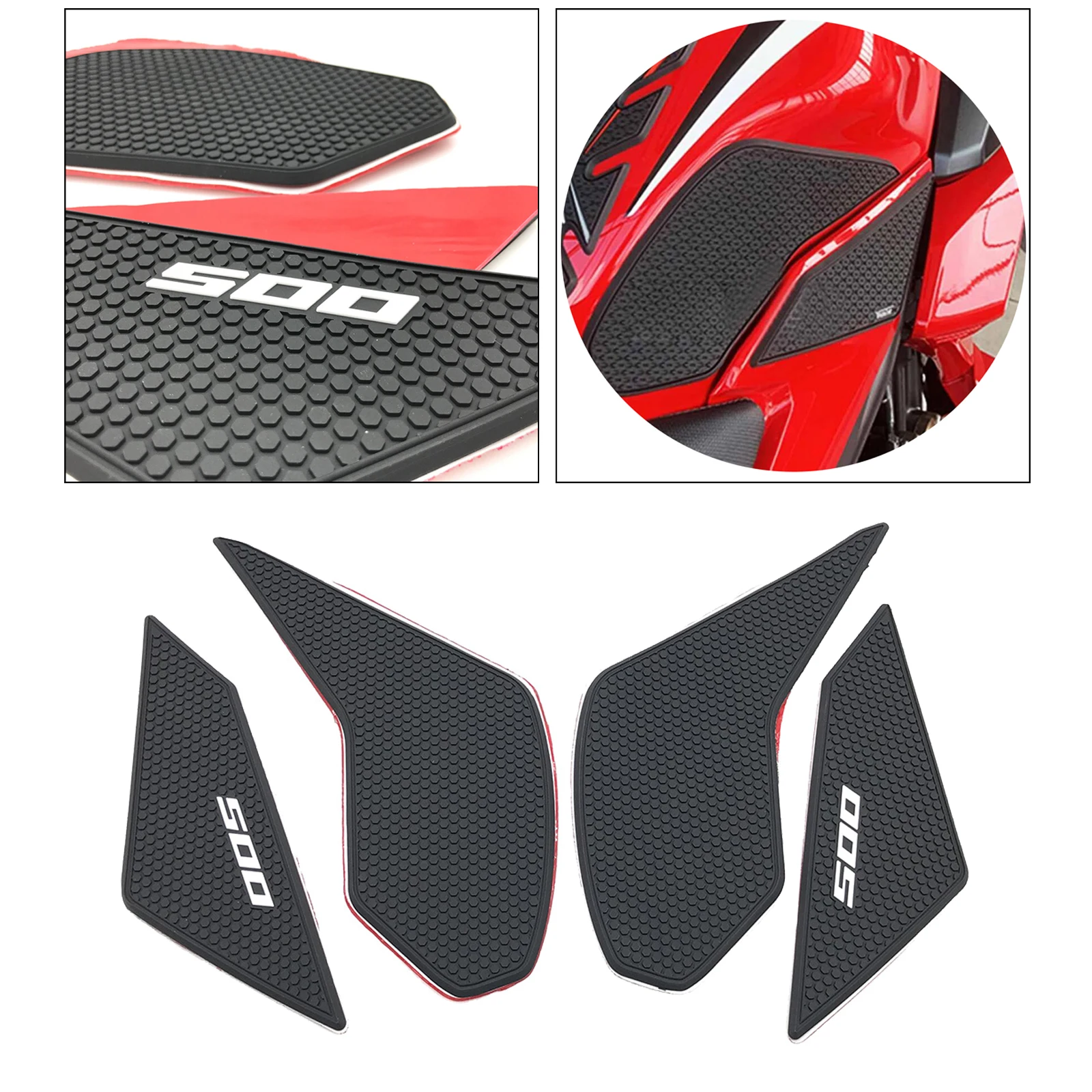 

Набор из 4 наклеек на коленные ручки для бака Honda CBR500RR CB500R CB500F 2019-2021