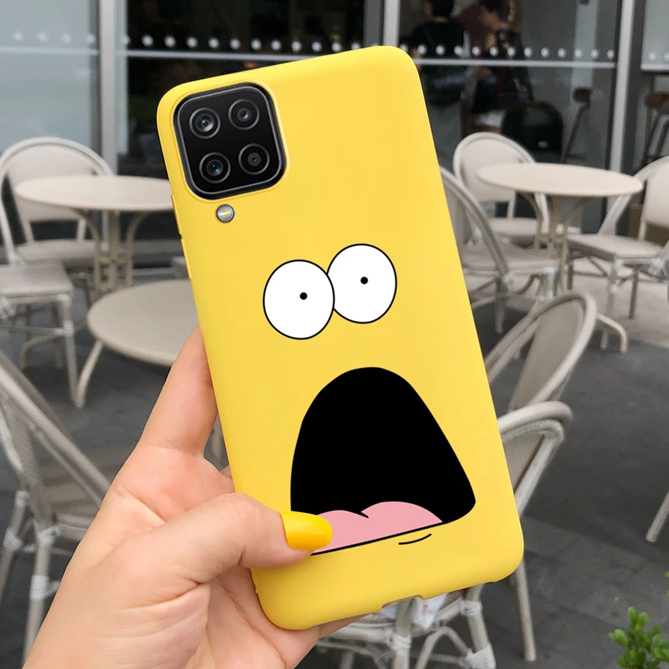 For Cover Samsung Galaxy A12 Case For Samsung A11 M11 Matte Back Silicone  Shockproof TPU Cover For Samsung A52 5G A 12 Fundas
