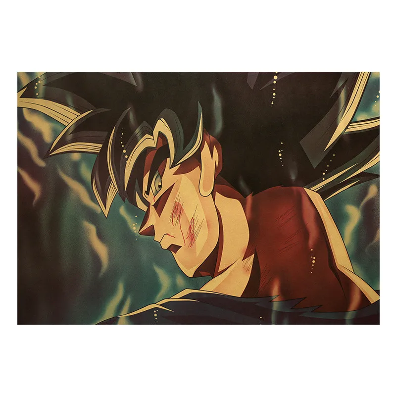 Dragon Ball Z Anime Poster Stickers Decorative paintings First generation Goku Vegeta ecoration Pictures Gift | Игрушки и хобби