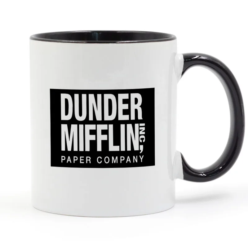 

Dunder Mifflin The Office Coffee Mug Ceramic Cup 11oz Gift Milk Tea Mugs Travel Coffee Mugs