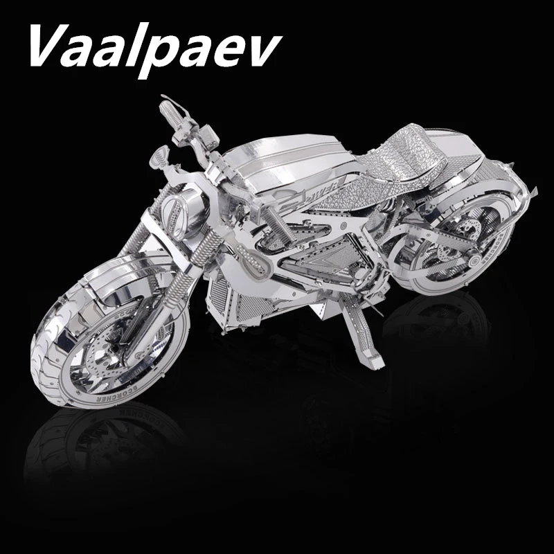 

3D металлическая модель мотоцикла, велосипеда, конструктор для самостоятельной сборки, обучающие игрушки для мужчин, наборы для украшения д...
