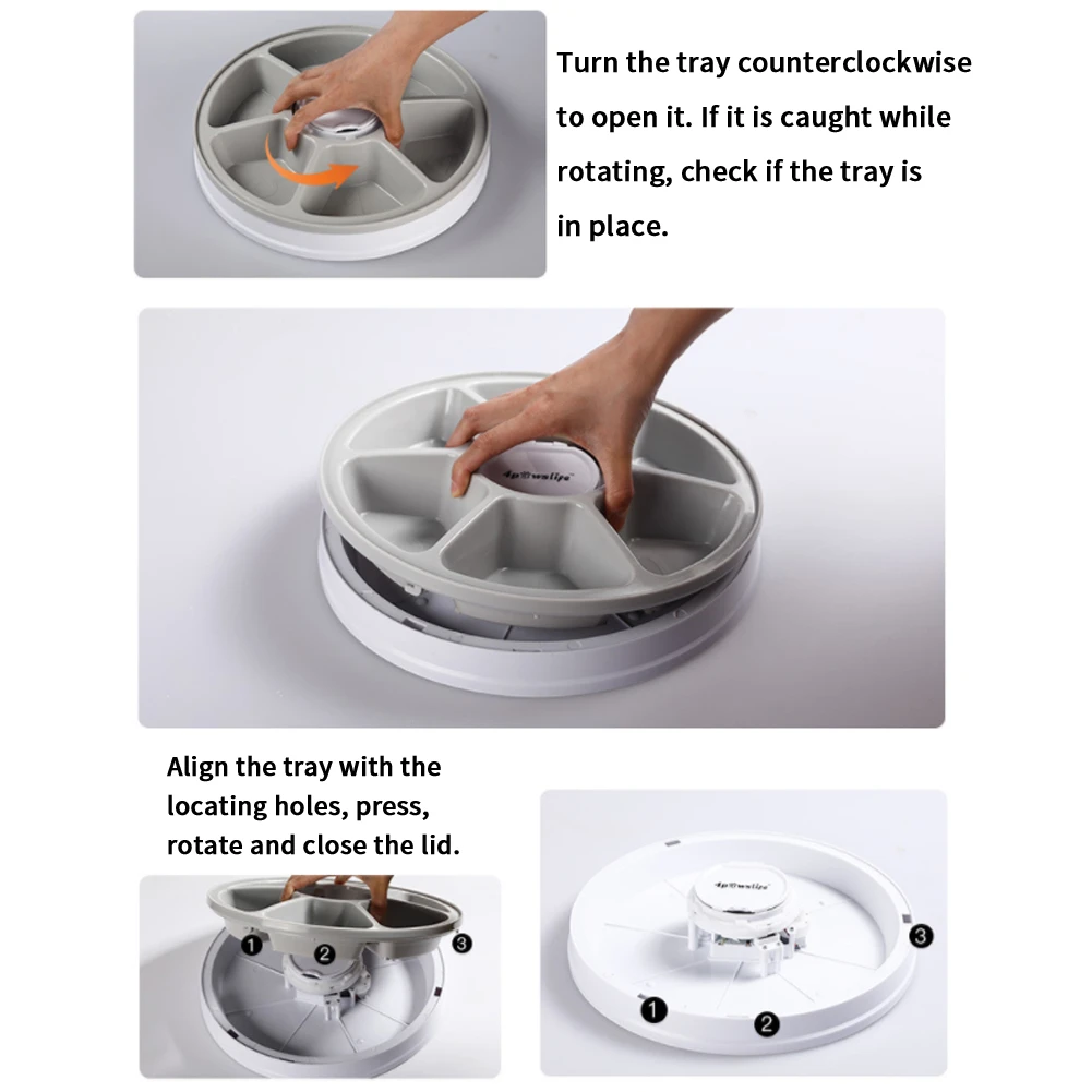 Автоматический выбор времени питатель для домашних животных 6 сетки пищевые отсеки для собака, кошка, кролик щенок Тоторо маленькие животные сухой и влажной пищевой пластины