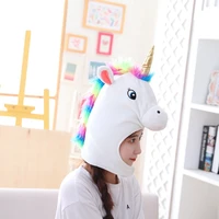 cartoon headgear photo props plush headgear new all inclusive unicorn headgear hat
