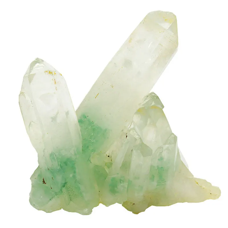 

5-7cm Natural green ghost crystal cluster rough specimen mineral degaussing energy