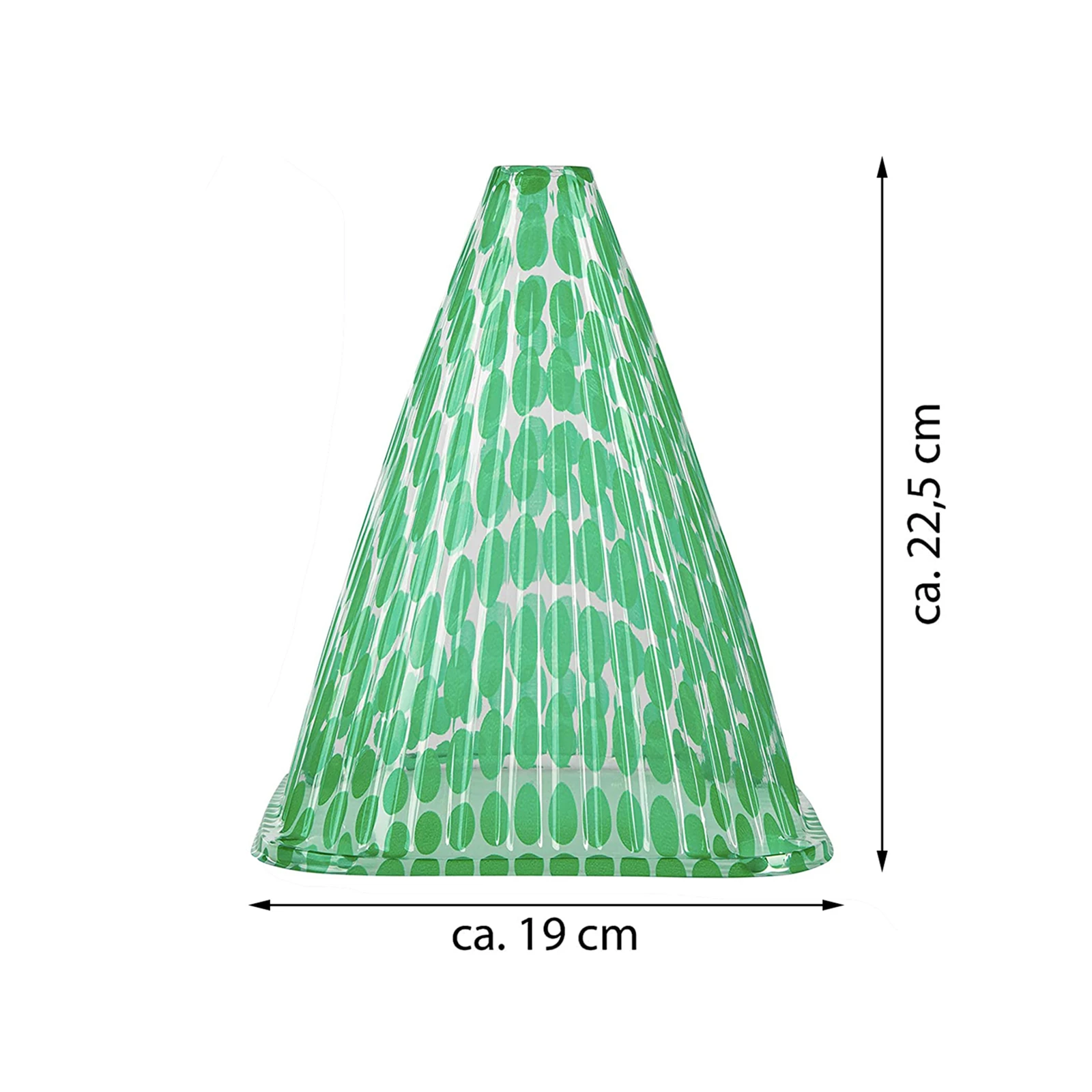 

50pcs Plant Hat Set Green Dots Plant Protection Against Weather And Animals Garden Plant PVC Cone Shaped Plant Protection Cover