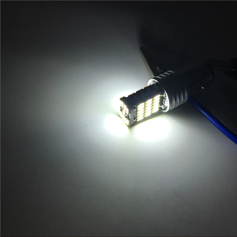 2 шт. 1156 P21W BA15S светодиодный 4014 45SMD декодер лампа заднего хода для поворотов