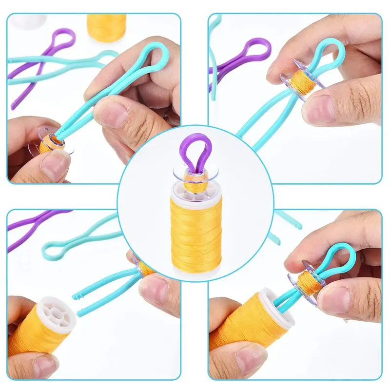 Bobbin Buddies-зажимы для протектора-Держите нитки шпули в сочетании с катушками ниток