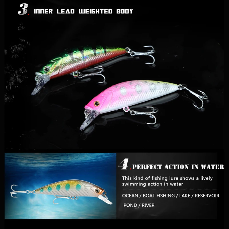 Лазерный гольян воблер рыболовные приманки искусственная маленькая приманка