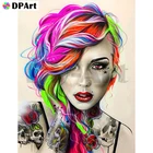 Алмазная картина 5D полностью квадратнаякруглая дрель женская красота Daimond Стразы вышивка крестиком Мозаика Pic M1874