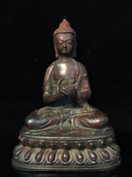 11 tibet buddhism temple bronze cinnabars shakyamuni buddha statue buddha clapping hands statue amitabha