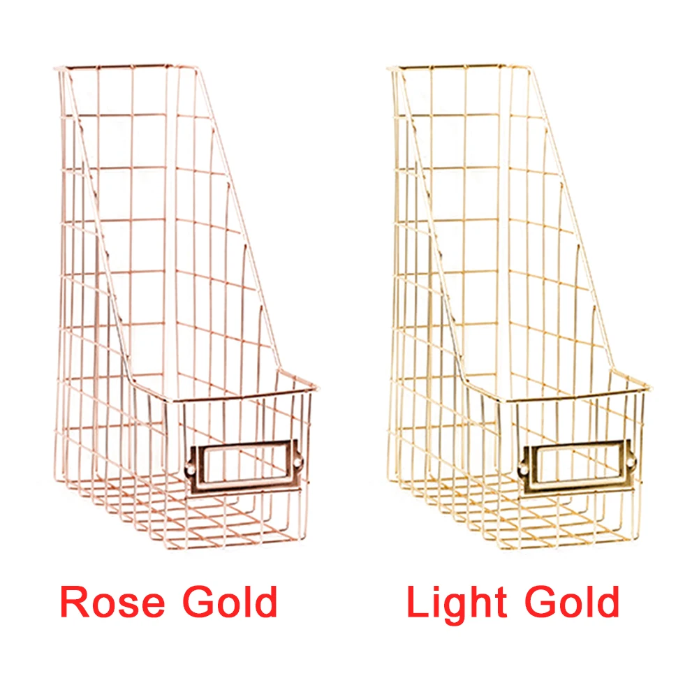 

Management Mesh Tidy Home Office Magazine Rack Stand Desk Organizer Bedroom Stationery Wrought Iron File Holder Book Shelf