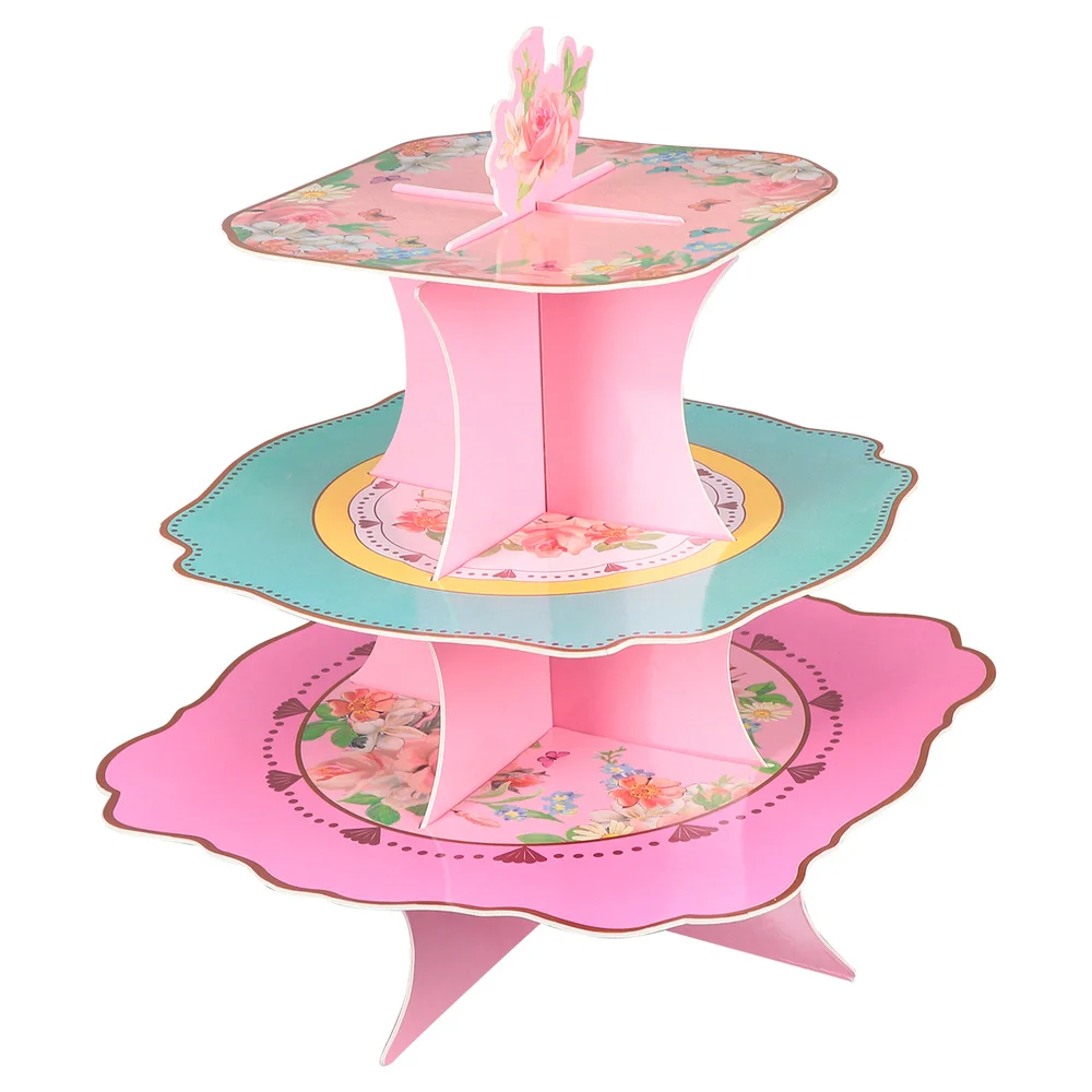

Cake Holder Stand Delicate Cake Rack Three-layer Cake Stand Party Supplies