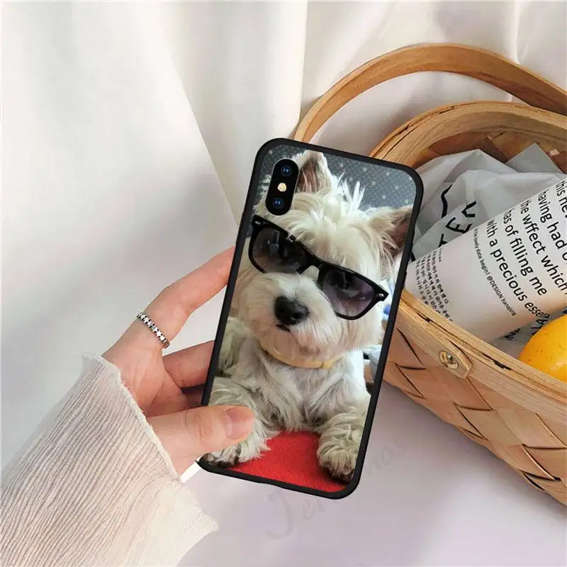 

Westie Terrier Dog Puppy cute animal Phone Case for iPhone 11 12 pro XS MAX 8 7 6 6S Plus X 5S SE 2020 XR