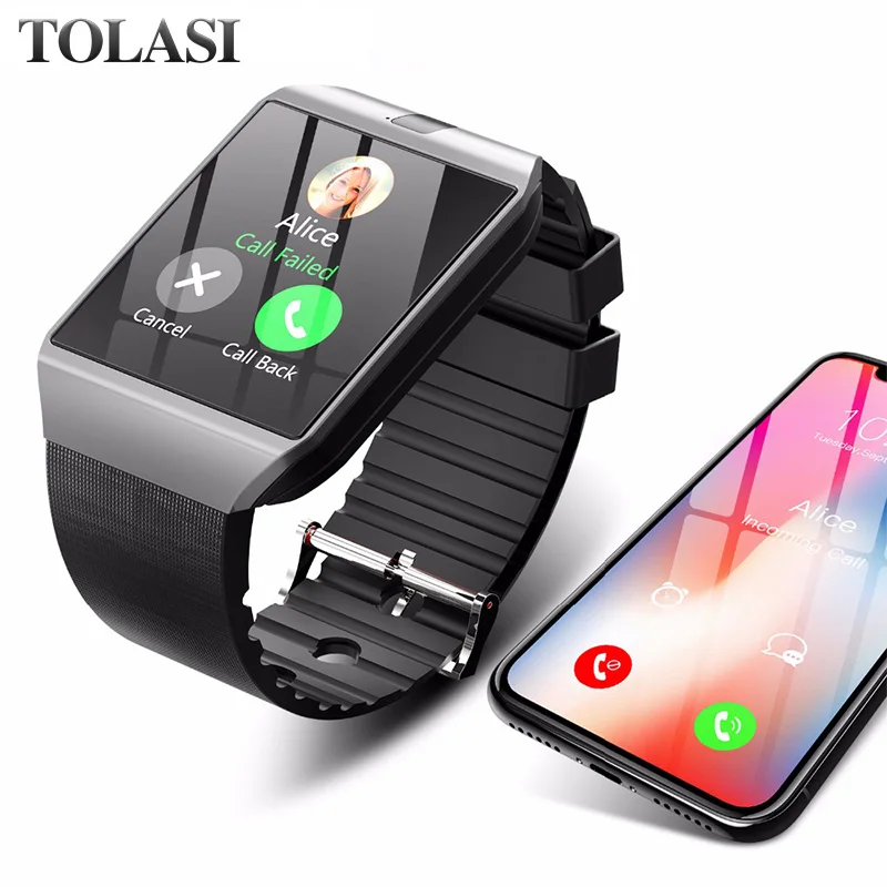 Bluetooth Смарт часы Smartwatch DZ09 Android телефонный звонок Relogio 2G GSM SIM TF карта камера для iPhone
